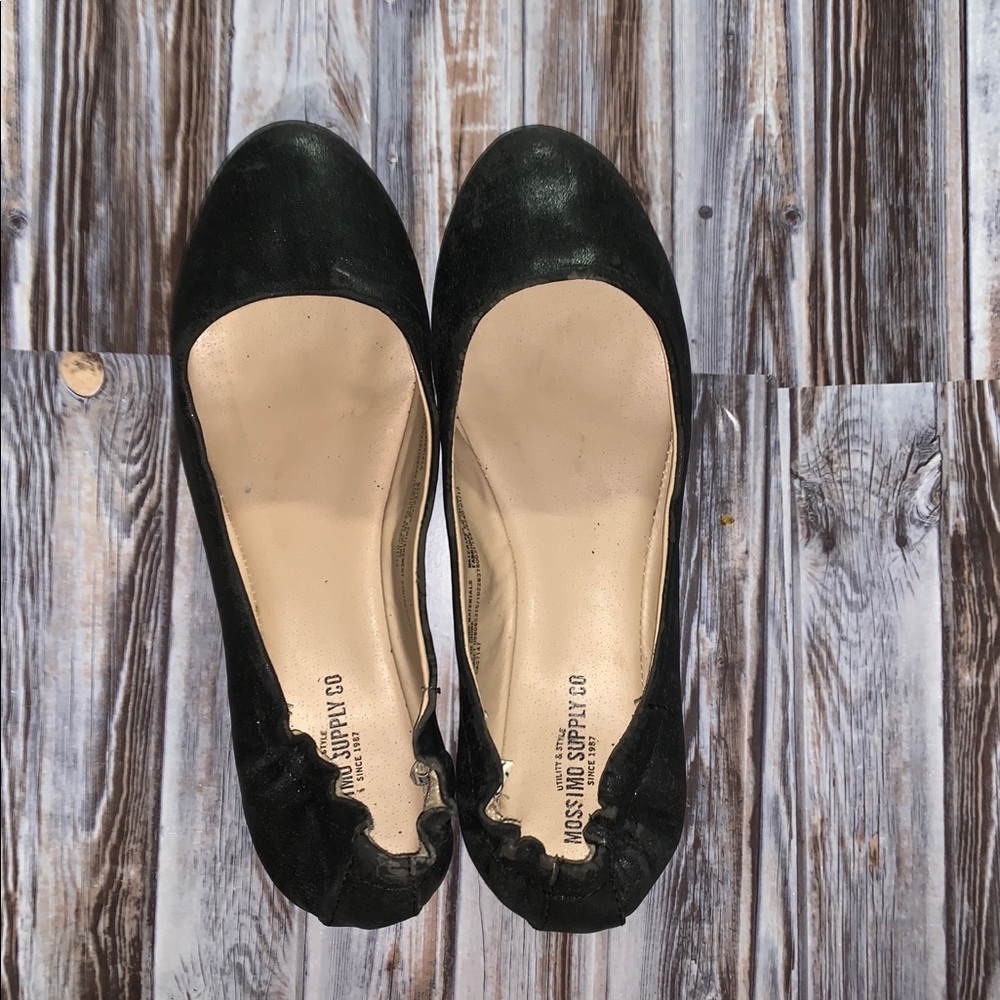 Gently Worn Mossimo Supply CO Black Flats